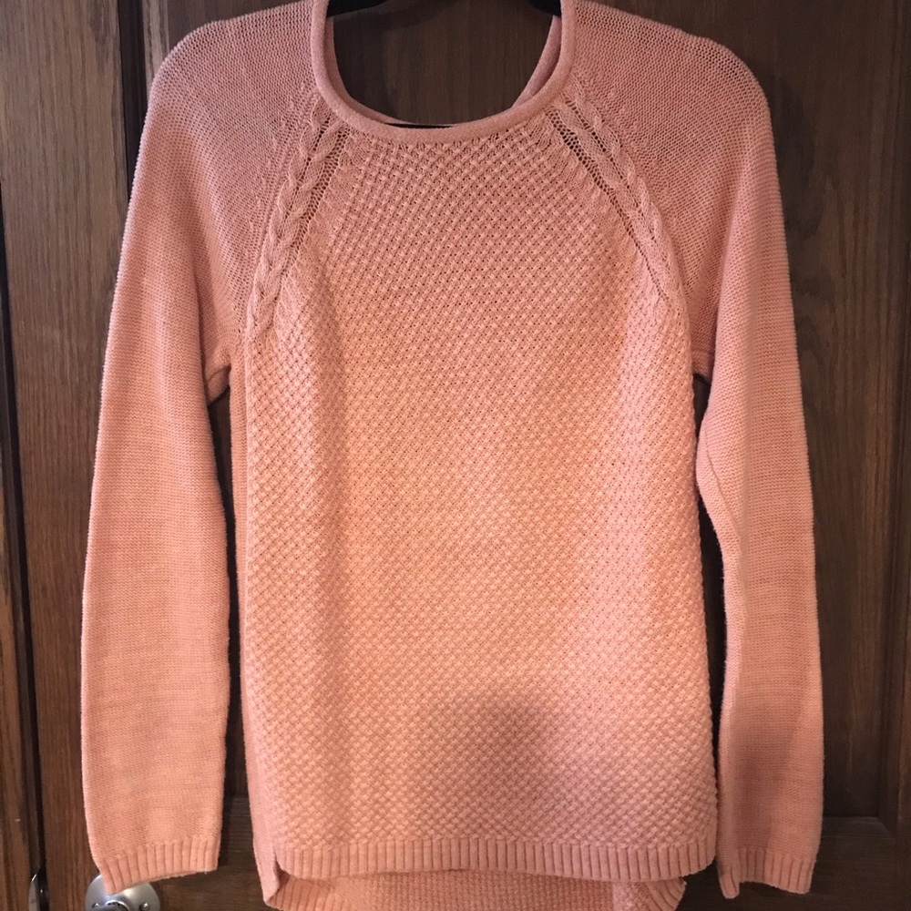 Salmon color sweater